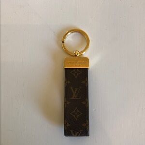 Louis Vuitton Brown and Gold Monogram Key Holder